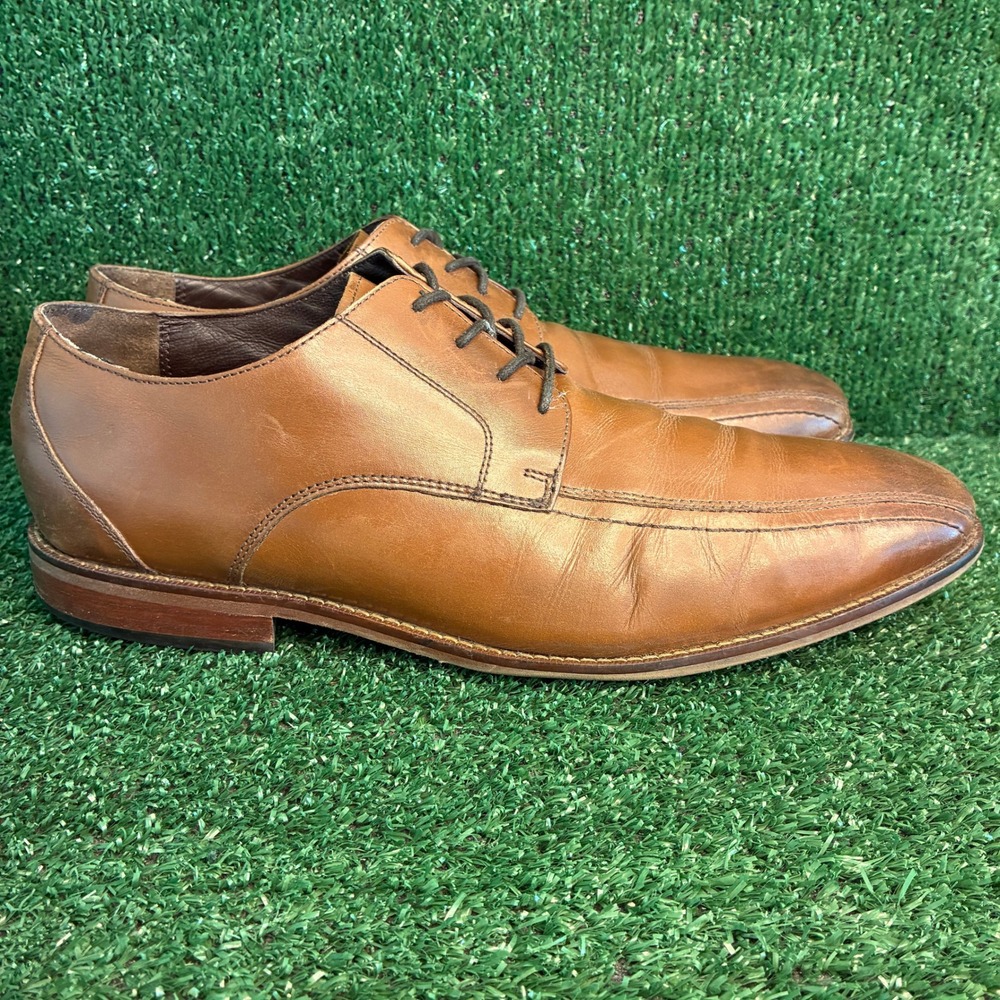 Florsheim 14139 Corbetta Bicycle Toe Leather Oxfords Cognac Brown Mens Size 12 D